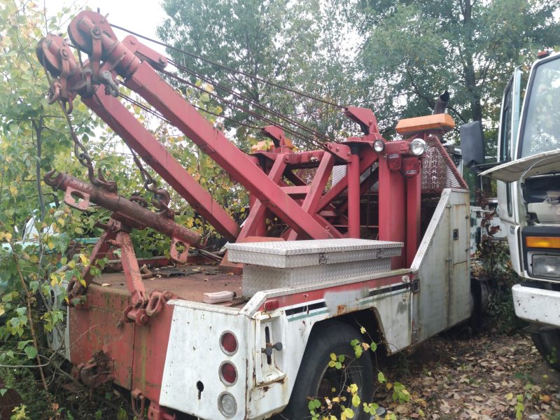 WELD BUILT WRECKER BODY.