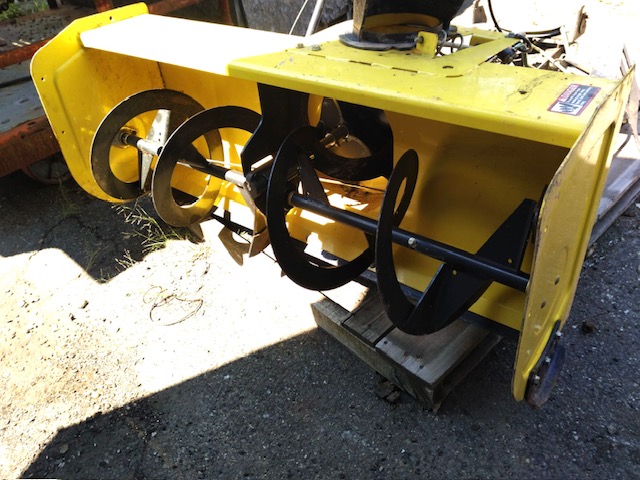 JOHN DEERE 44” Snow Blower Attachment. JOHN DEERE 44” Snow Blower Attachment.